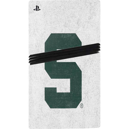 Michigan State University Spartans Mean Green S PS5 Pro Disk Bundle  Skin